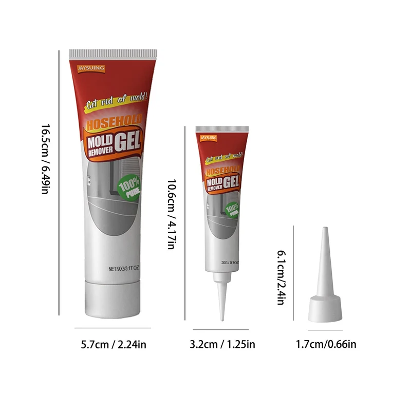 Mold remover gel with precision applicator 90g