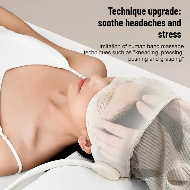 Head and Eye Massager with Heating, Air Compression, and Hair Function