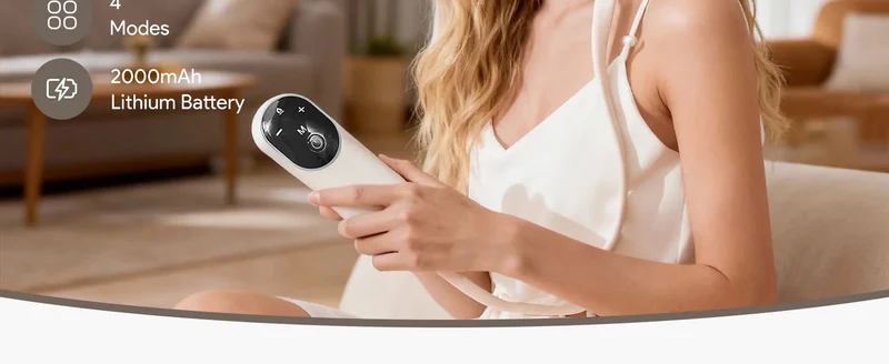 Head and Eye Massager with Heating, Air Compression, and Hair Function