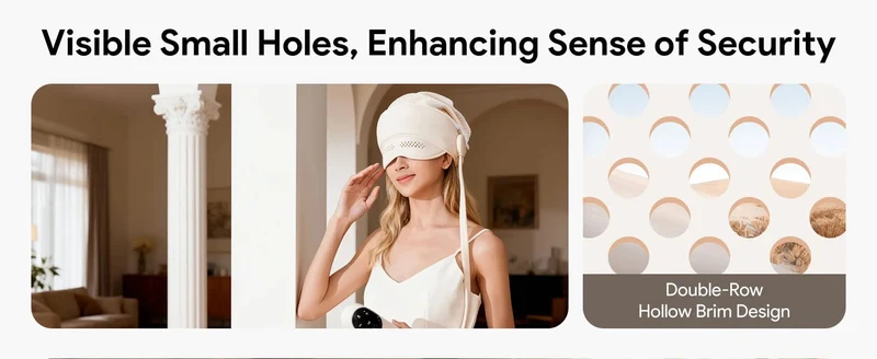 Head and Eye Massager with Heating, Air Compression, and Hair Function