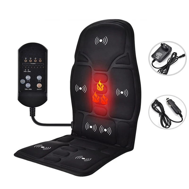 Electric Massage Mat for a Chair with Heating and Vibration for Car or Bed