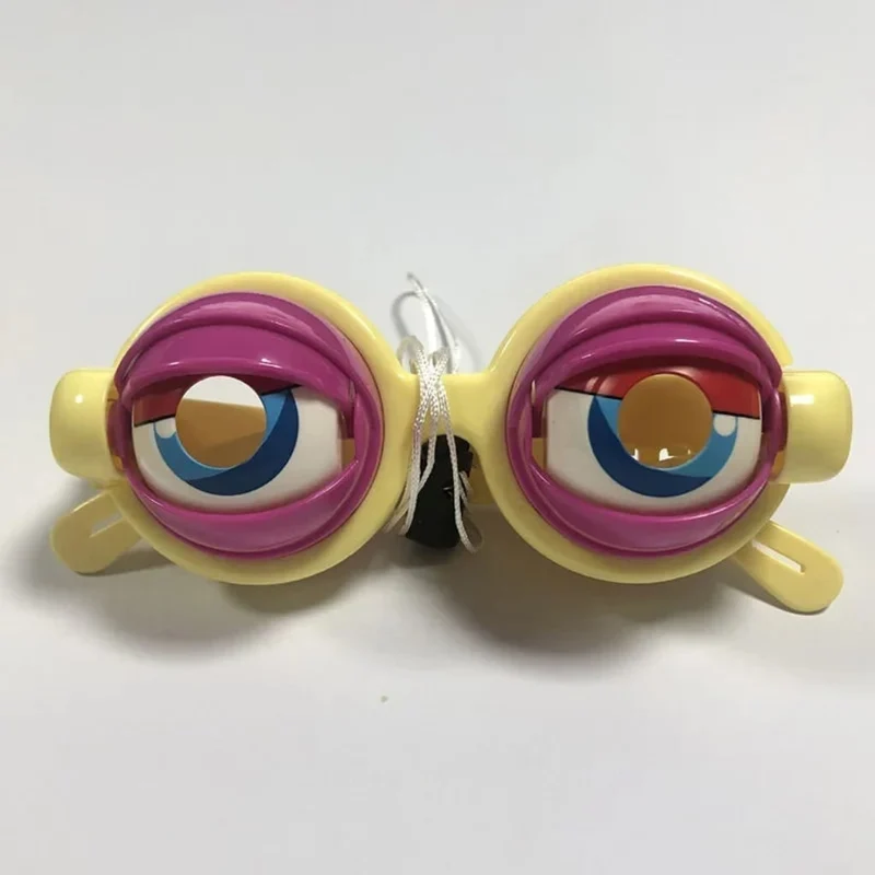 Halloween Funny Glasses with Moving Eyelids on a String for Parties