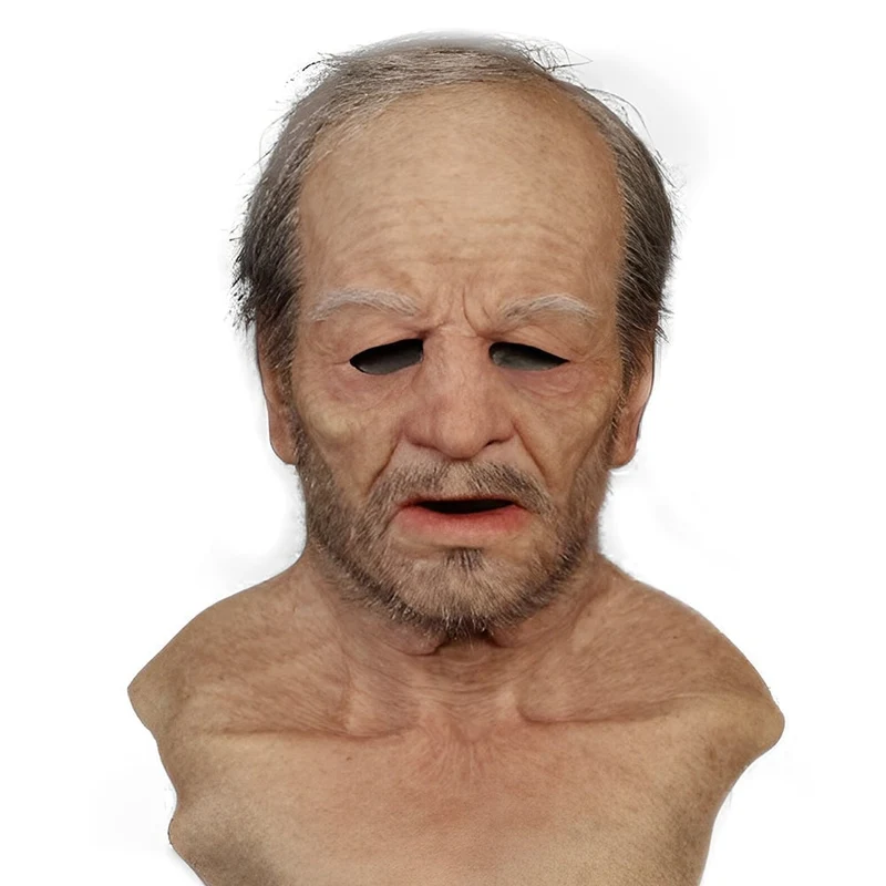 Realistic Halloween Latex Face Mask Costume for Men