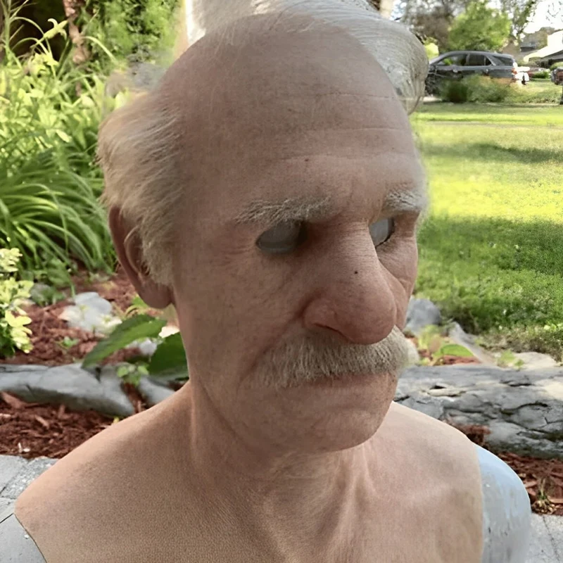 Realistic Halloween Latex Face Mask Costume for Men