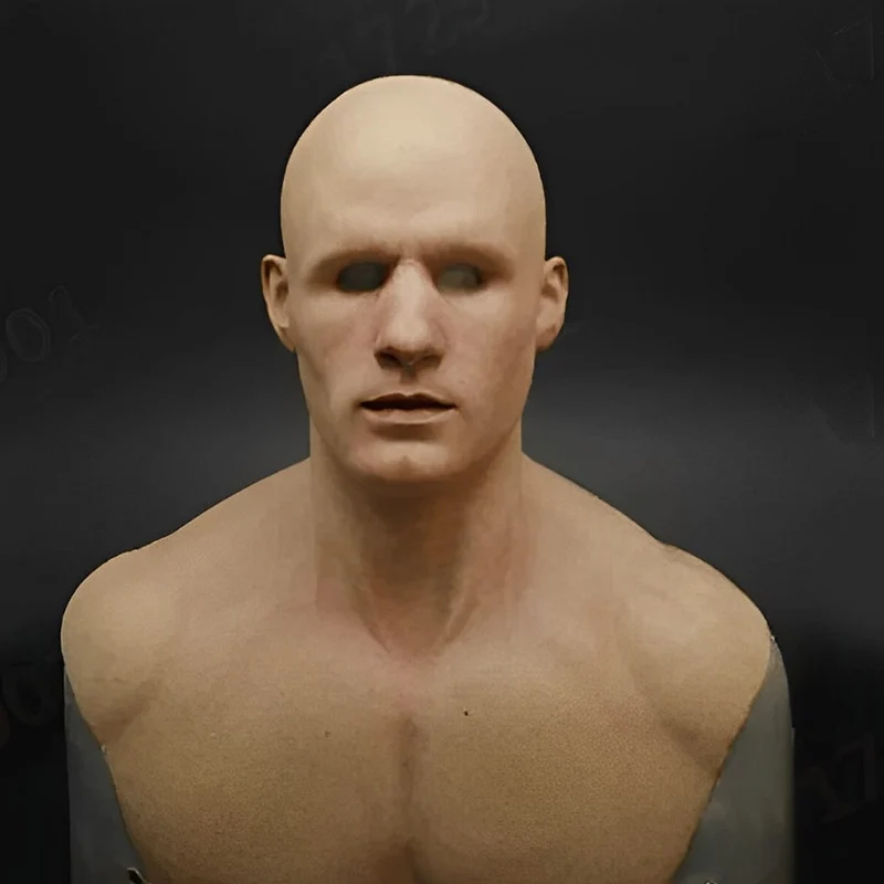 Realistic Halloween Latex Face Mask Costume for Men