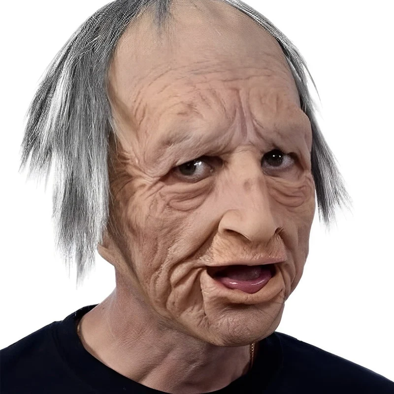 Realistic Halloween Latex Face Mask Costume for Men