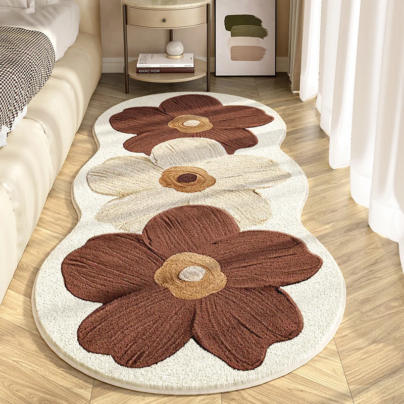 Süßer blumenförmiger Teppich