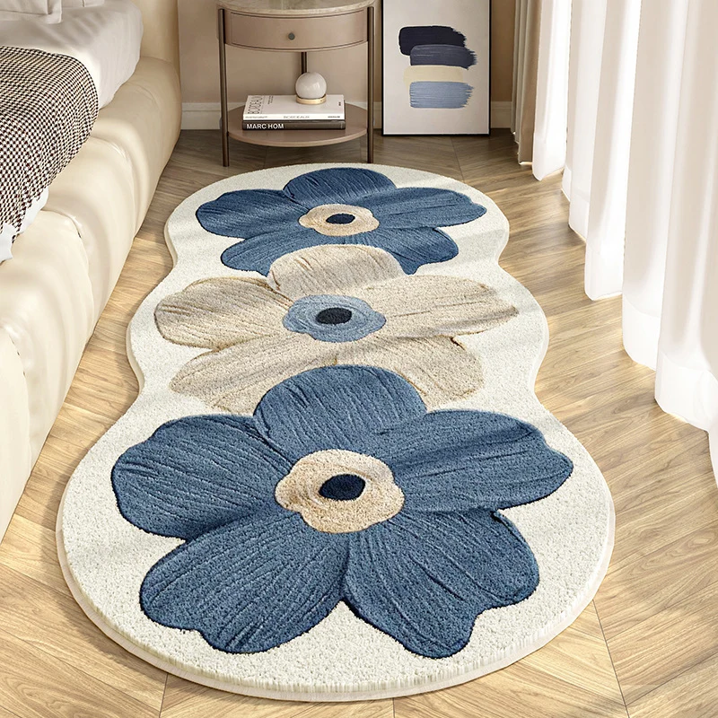 Süßer blumenförmiger Teppich
