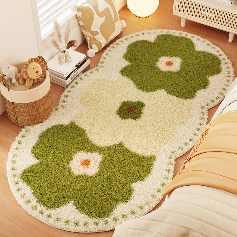 Blumenmuster Komfort Teppich