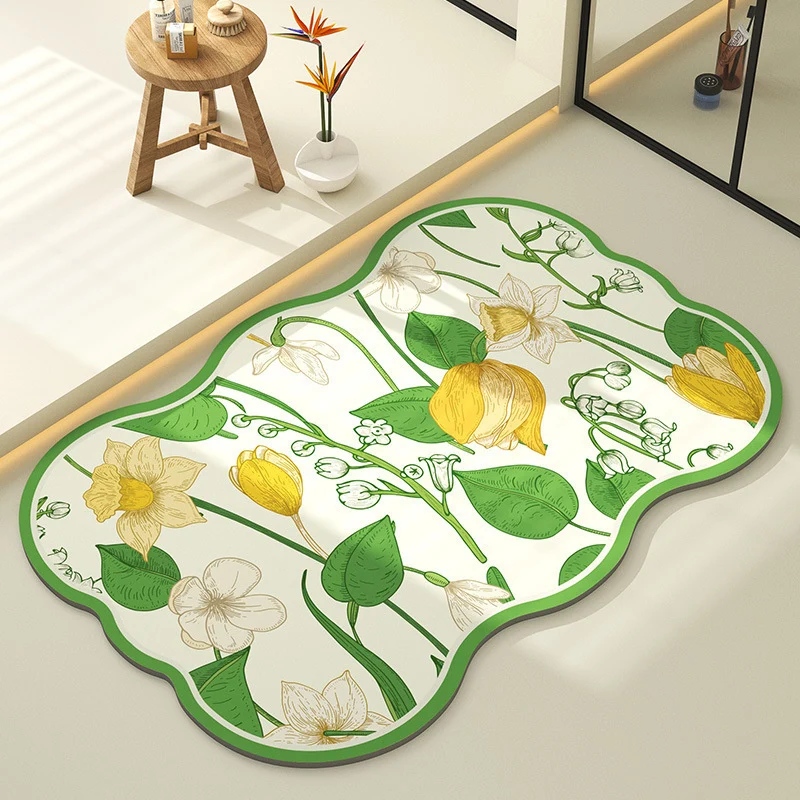 Dekorative Blumen Teppich