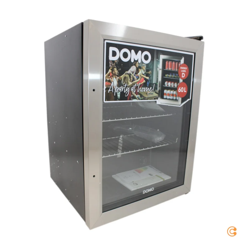 Domo Bar-Kühlschrank Party-Kühler Glastür Schwarz DO91609BK 60L SIEHE TEXT/F121