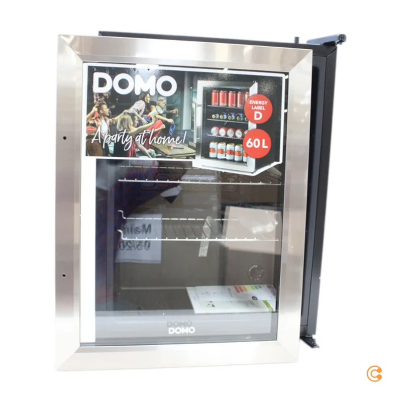 Domo Bar-Kühlschrank Party-Kühler Glastür Schwarz DO91609BK 60L SIEHE TEXT/F121