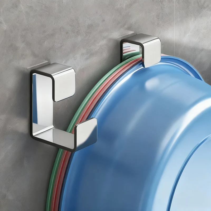 Edelstahl-Aufhängehaken für Waschbecken