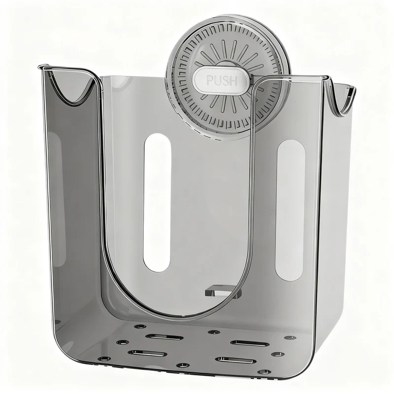 Wandmontierter Papiertuchhalter mit Saugnapf