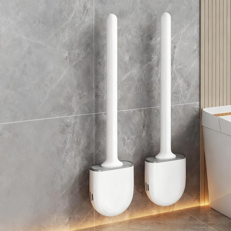 Toilettenbürste aus Silikon, wandhängend