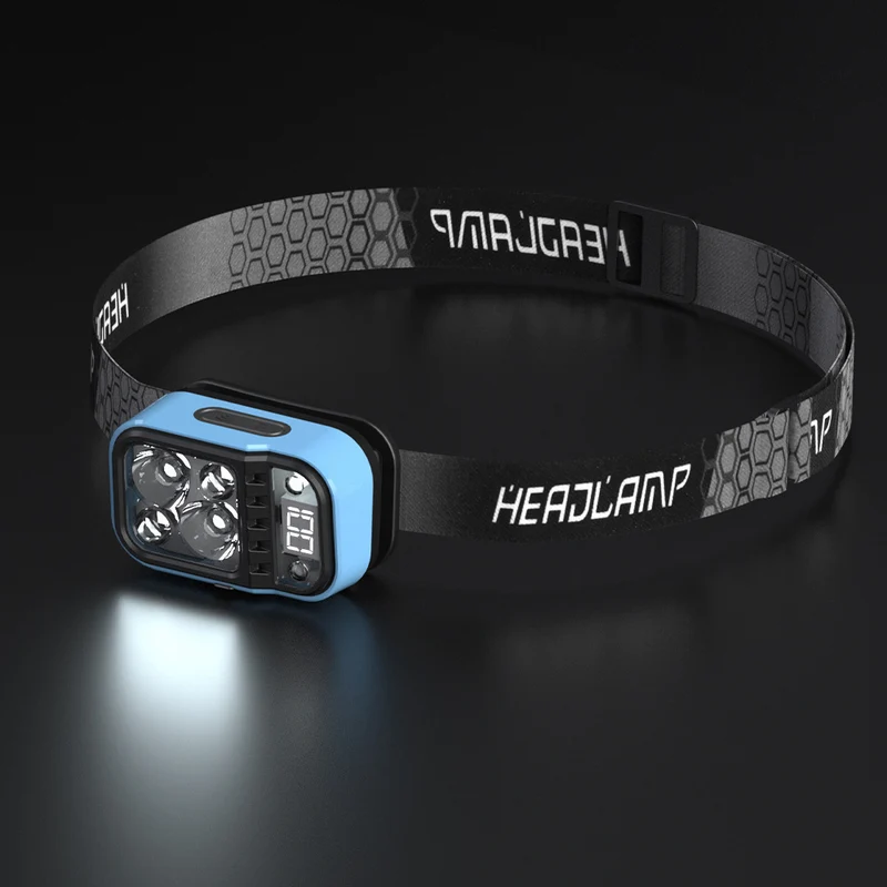 LED-Stirnlampe USB-Ladung mit Sensor