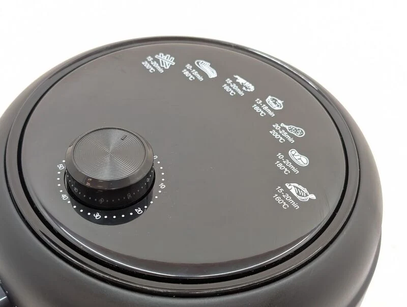 B-Ware GOURMETmaxx Heißluft-Fritteuse 1000 W schwarz fettarm gesund kochen