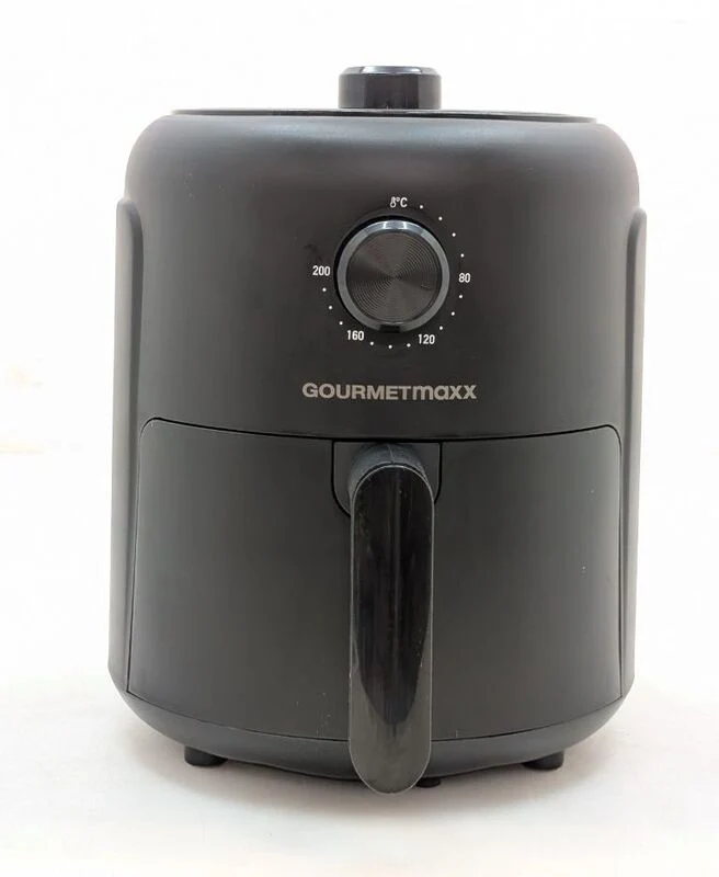B-Ware GOURMETmaxx Heißluft-Fritteuse 1000 W schwarz fettarm gesund kochen