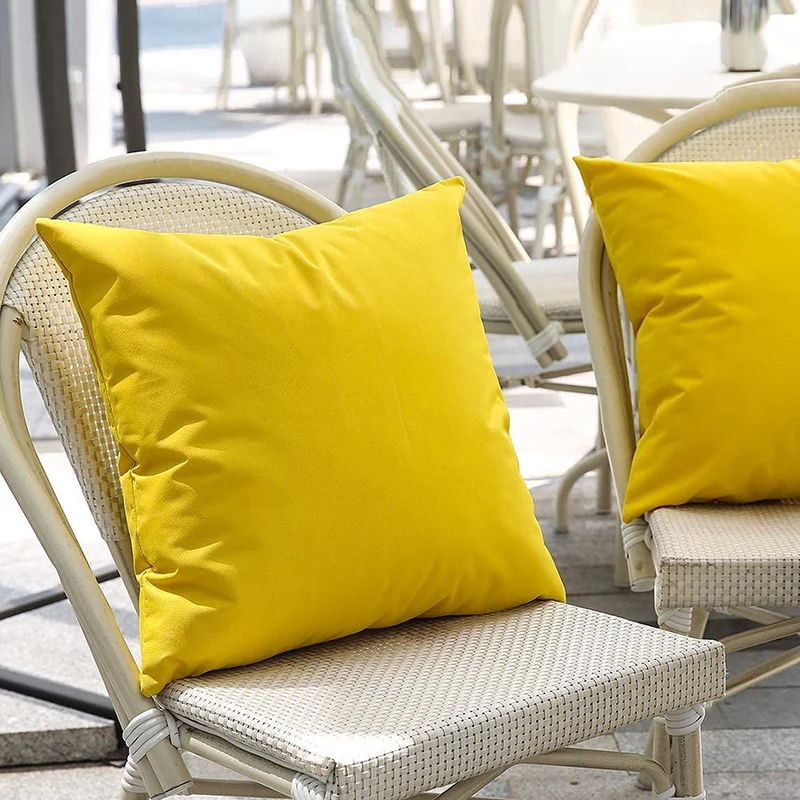 Outdoor Wasserabweisendes Quadrat Kisseninnenteil mit Plüsch-Polyester-Füllung