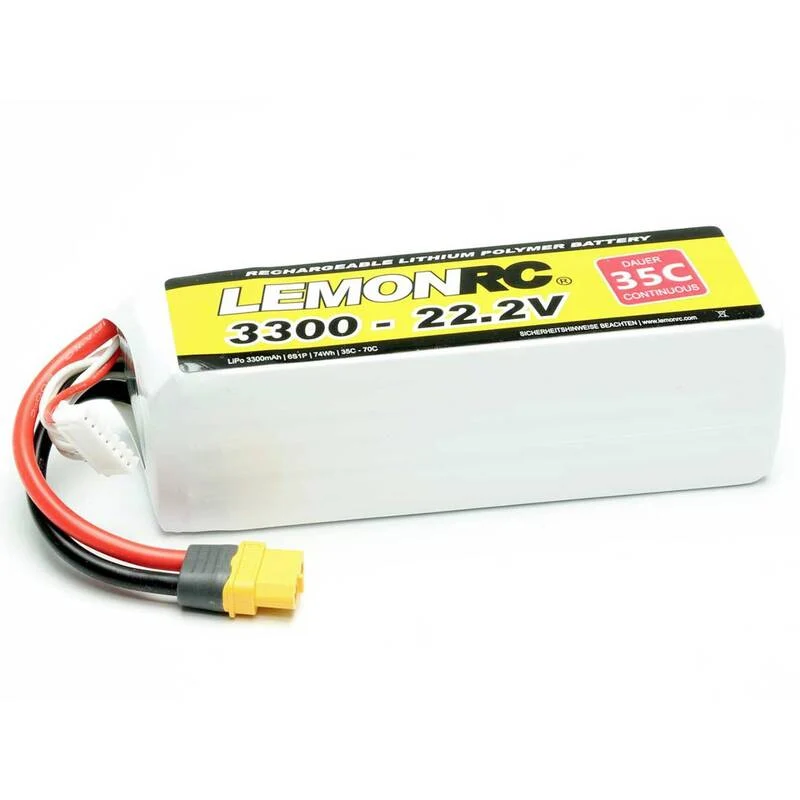 B-Ware LEMONRC Akkupack Batterie LiPo Akku Modellbau 3300 Lithium Polymer R C