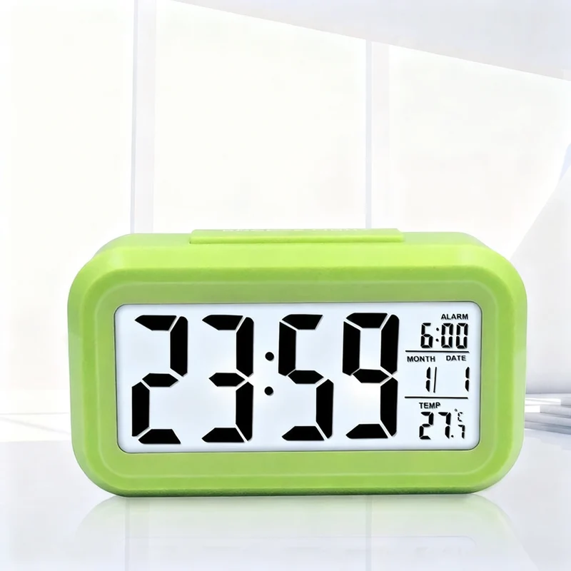 Digitale Wecker-Leuchte mit LED-Display