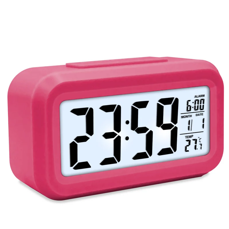 Digitale Wecker-Leuchte mit LED-Display