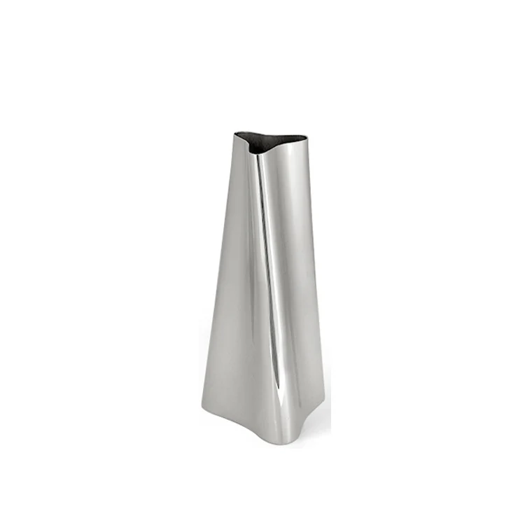 Zeitgenössische flüssige Metallvase