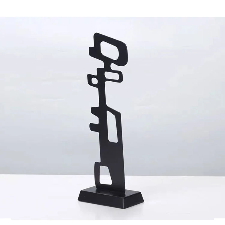 Abstrakte Metallkunst Skulptur