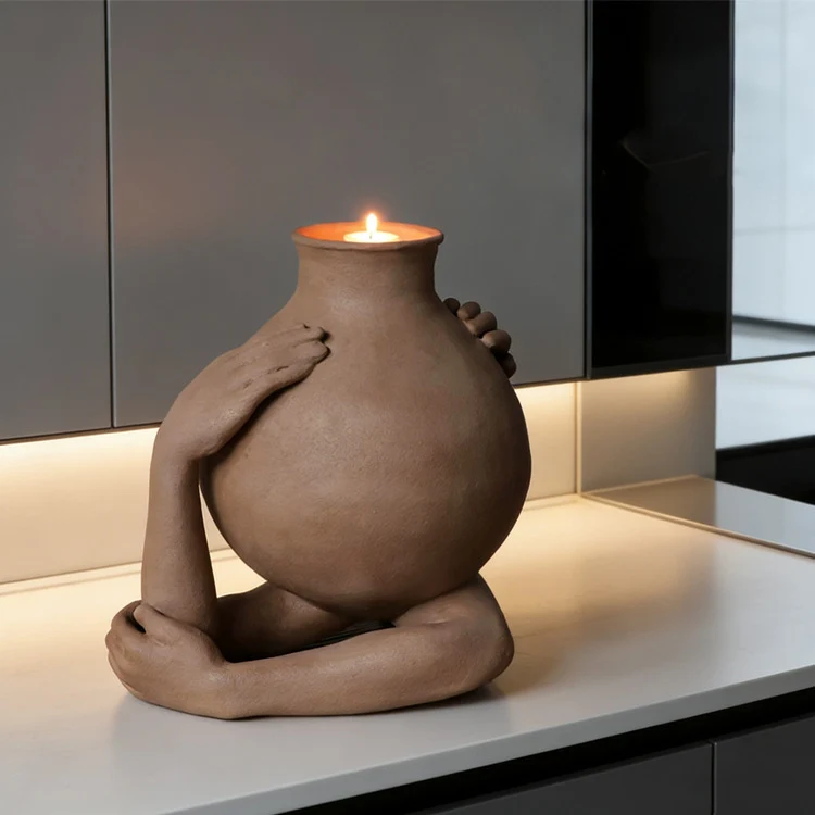 Künstlerische Hände-Umarmende Dekorative Vase