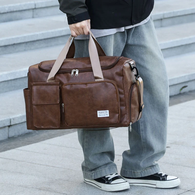 Stylische Mehrfach-Taschen Reise-Sporttasche Karnz