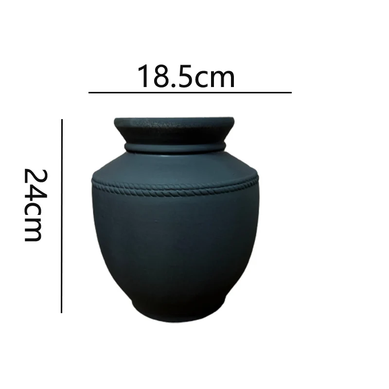 Handgefertigte Tonvase Karnz