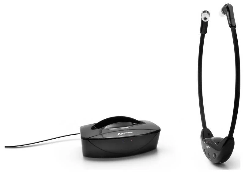 B-Ware Geemarc Cl7700 Hi Fi In Ear Kopfhörer Bluetooth Funk Stereo Schwarz Lautstärke