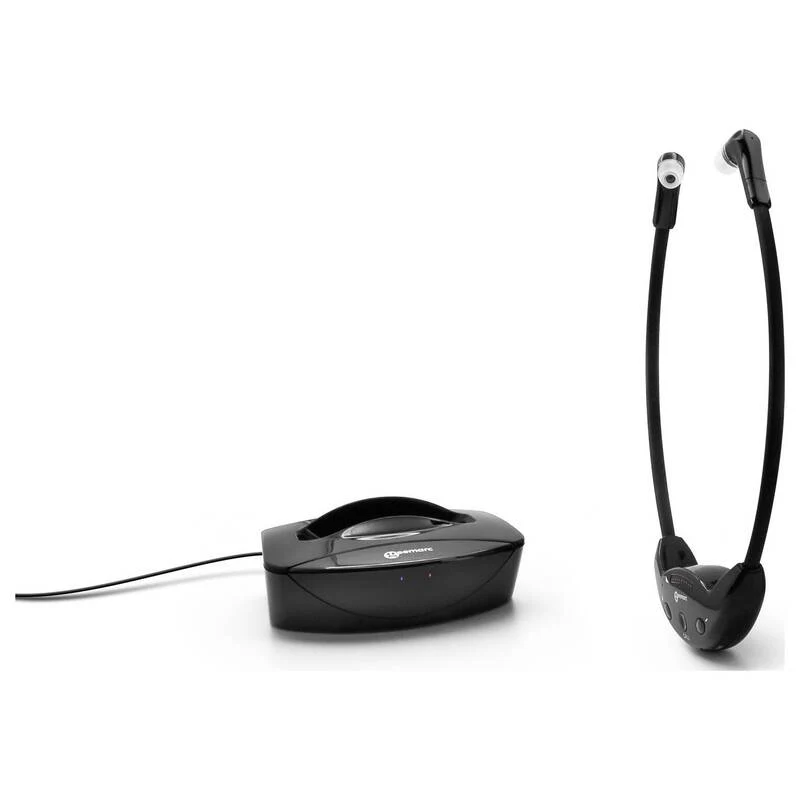 B-Ware Geemarc Cl7700 Hi Fi In Ear Kopfhörer Bluetooth Funk Stereo Schwarz Lautstärke