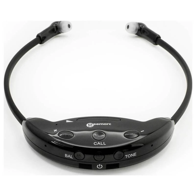 B-Ware Geemarc Cl7700 Hi Fi In Ear Kopfhörer Bluetooth Funk Stereo Schwarz Lautstärke