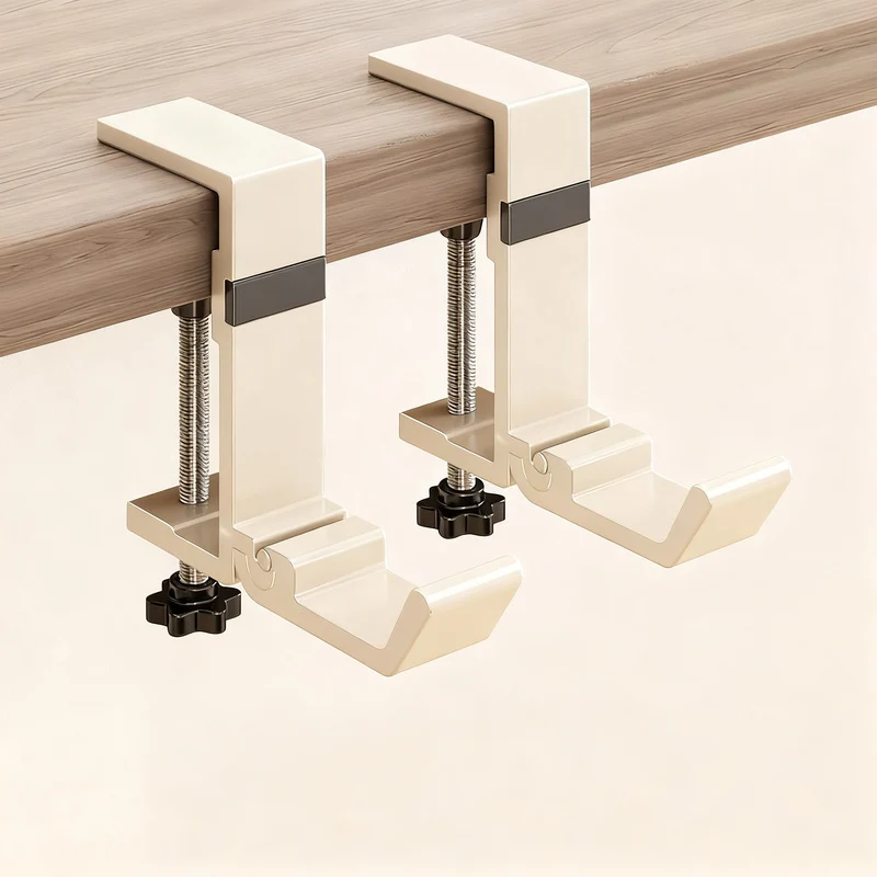 Verstellbarer Tisch-Rucksackhaken aus Aluminium