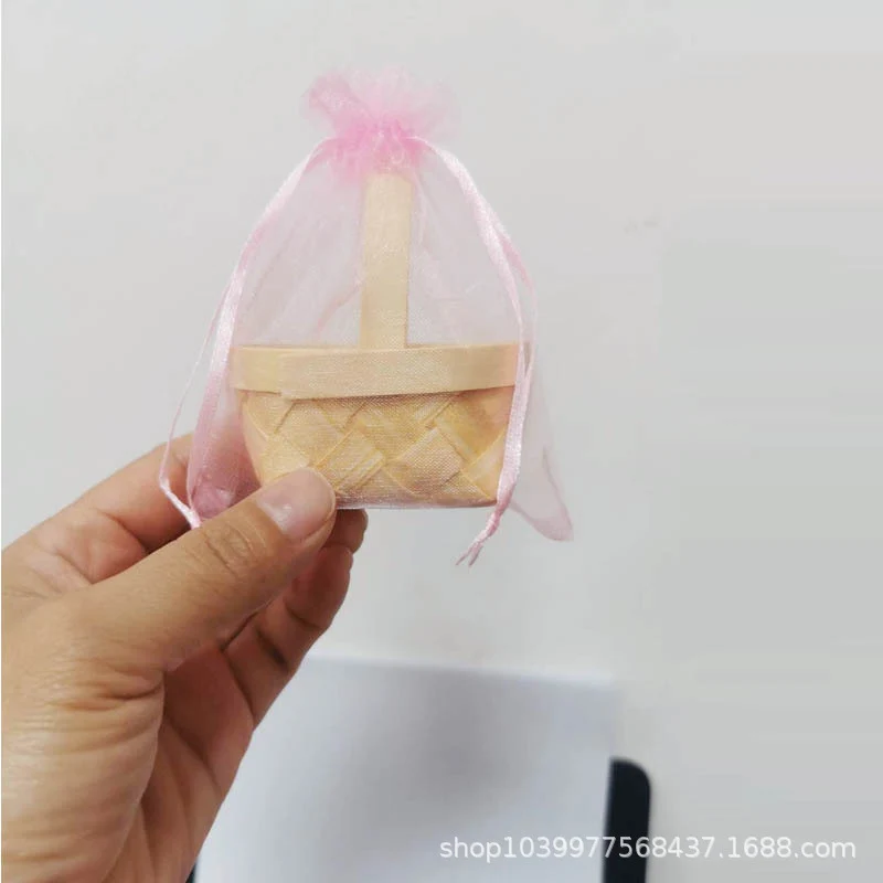 Dekorative Mini Geflochtene Geschenkkorb Karnz