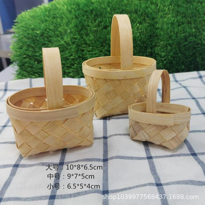 Dekorative Mini Geflochtene Geschenkkorb Karnz