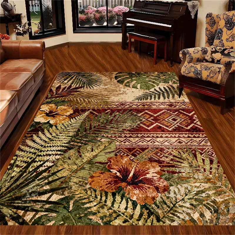 Vintage-inspiriert Botanischer Teppich