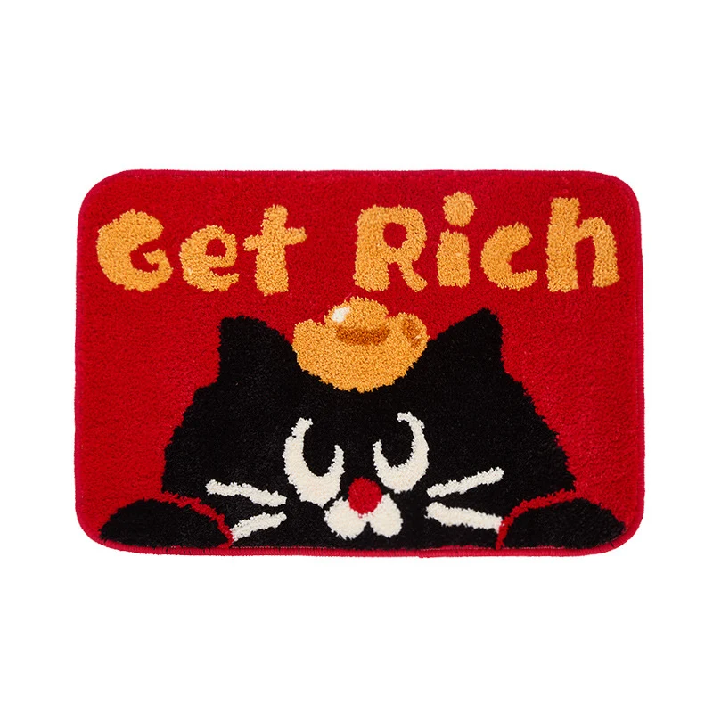 Plüsch Katzen-Themen Teppich