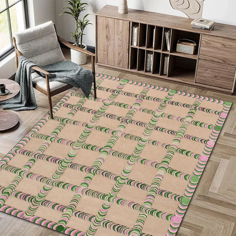 Geometrisch gemusterter Teppich
