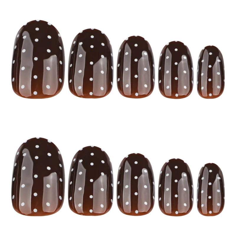 Elegante und moderne Nagelkunst mit Polka-Dots Karnz