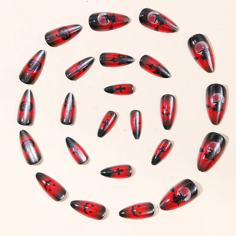 Halloween-Themen Gothic Nail Art Karnz