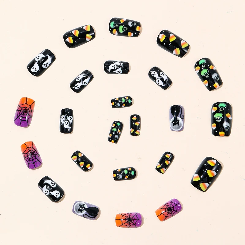 Halloween-Themen 3D Nagelkunst Erweiterungen Karnz 1789713237