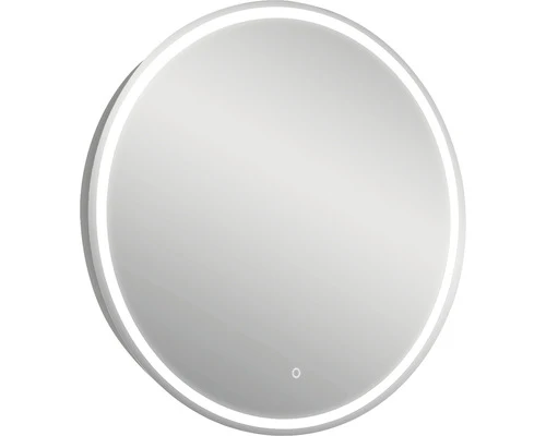 B-Ware Focco LED Spiegel Badspiegel Wandspiegel rund Badezimmer kaltweiß 80 cm