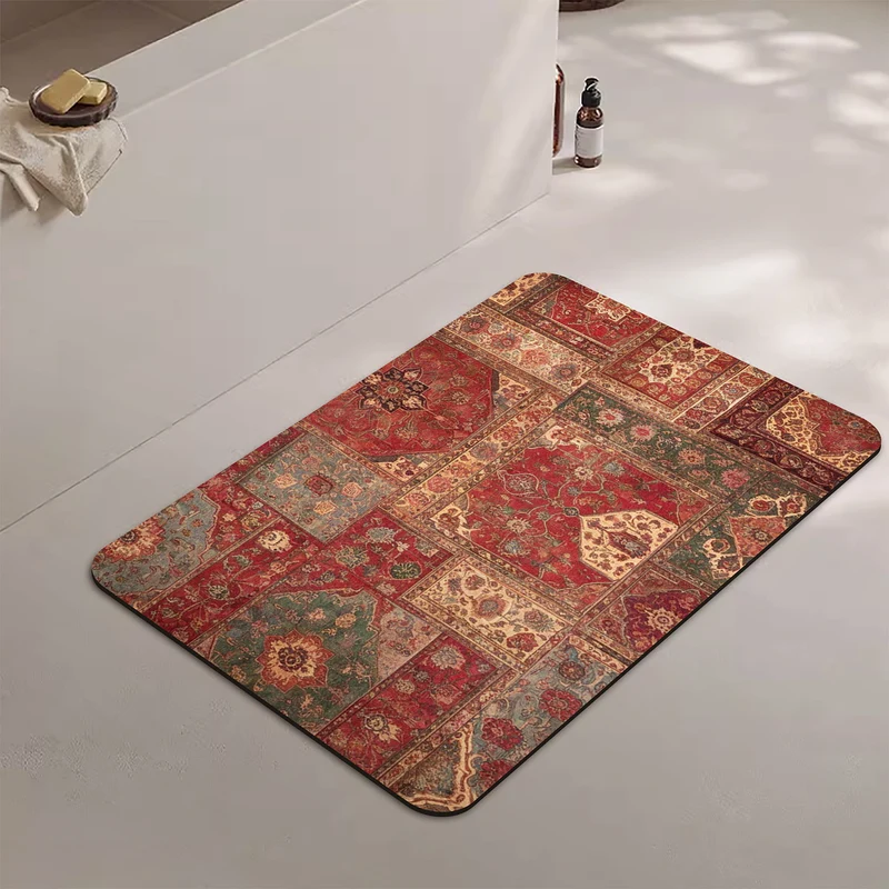 Vintage-inspirierte dekorative Teppichmatte