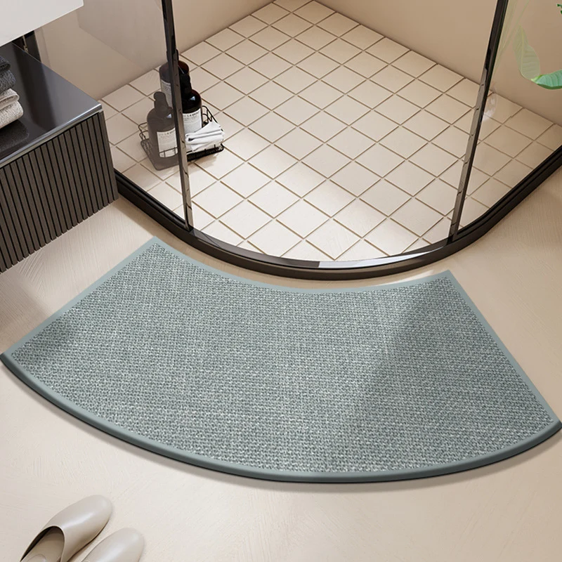 Stylische Halbmond-Duschmatte