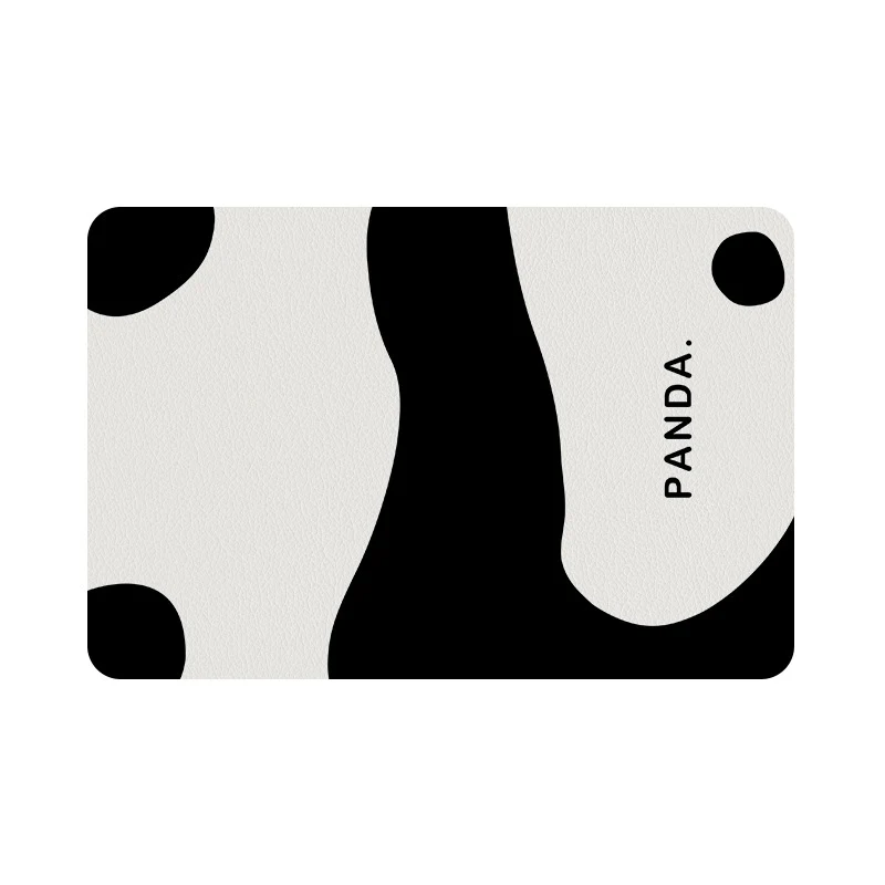 Verspielte Panda-Design Badematte