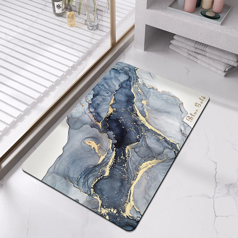 Luxuriöse Marmor Druck Badmatte