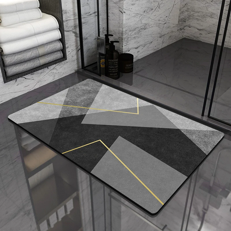 Geometrisches Muster Badeteppich