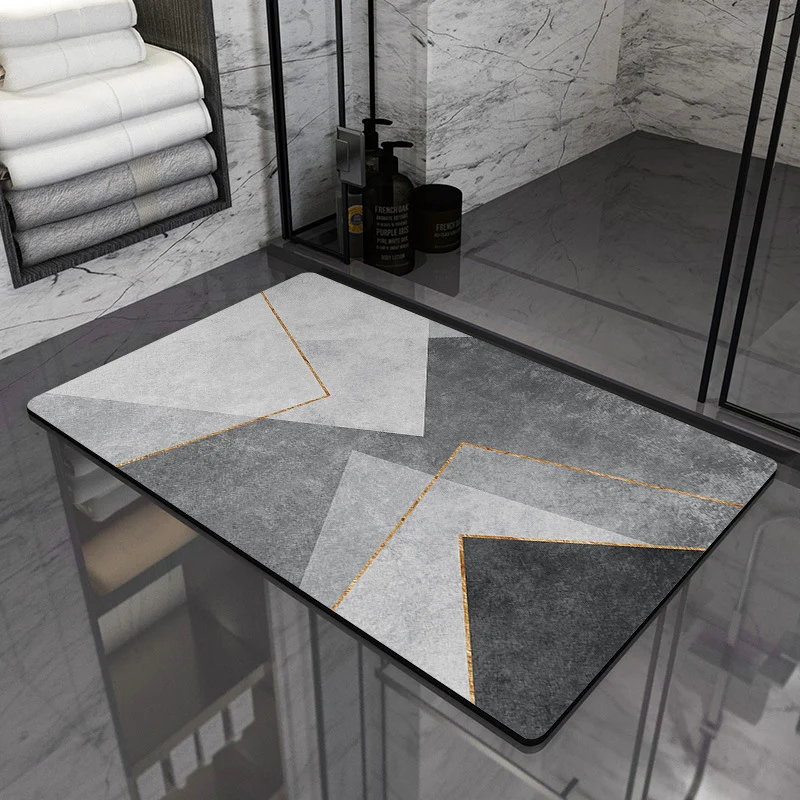 Geometrisches Muster Badeteppich